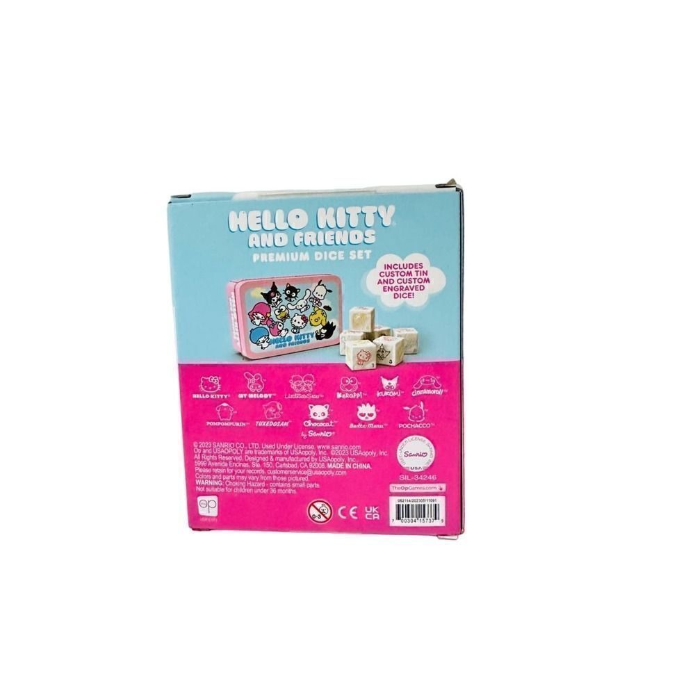 New! Hello Kitty Premium Dice Set - Picture 4 of 4